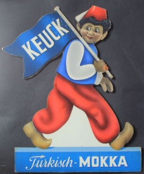 Keuck "Tuerkisch-Mokka" Liqueur-Advertisingfigur 1950 (9414)